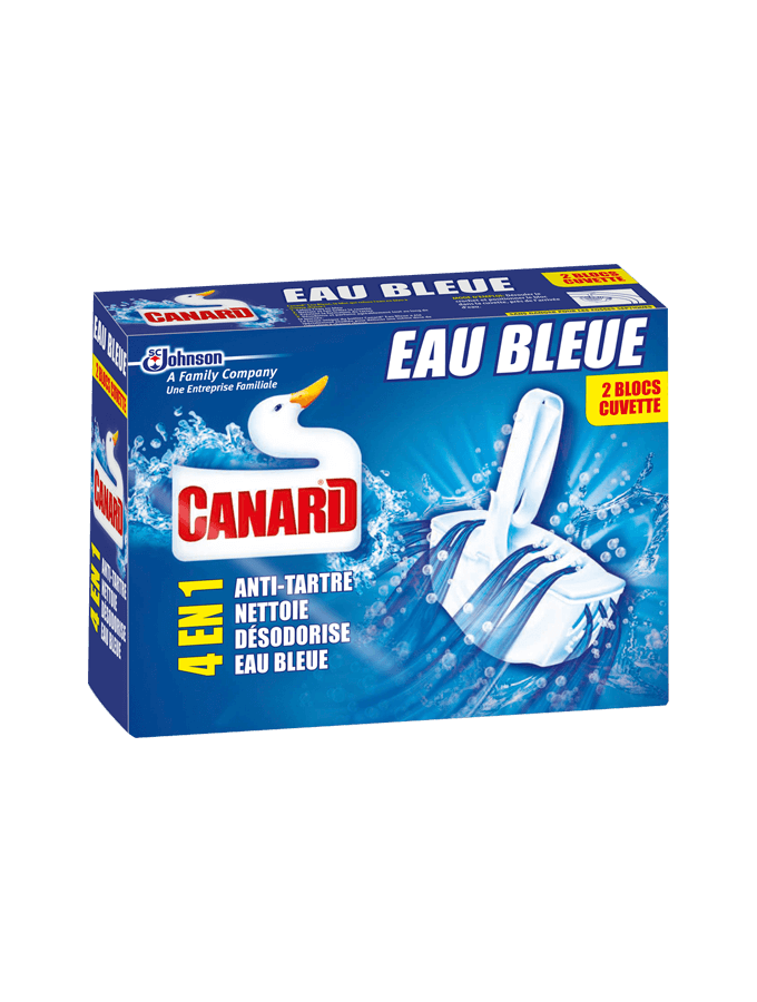 Canard Bloc cuvette WC Eau bleue x 2 - TAK Market