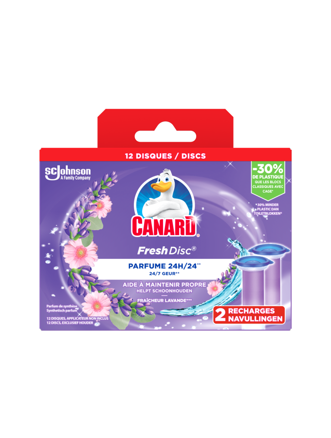 Canard Wc Fresh Disc Marine – 1 Applicateur + 3 Recharges –