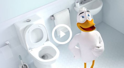 Nettoyant WC Canard Duck 5 en 1 - Nettoyants détartrants désinfectants -  Robé vente matériel médical